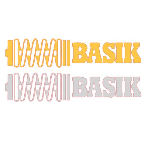 BASIK STİCKER 3x15cm
