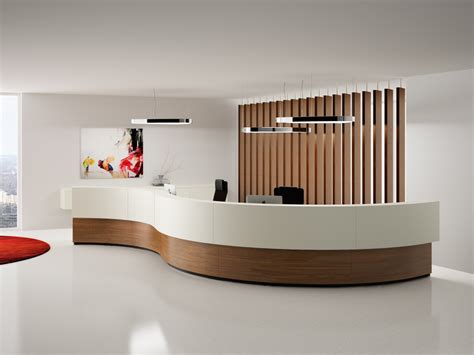 COCKPIT 2.0 Modular reception system By werner works | design Büro Staubach | Curved reception ...