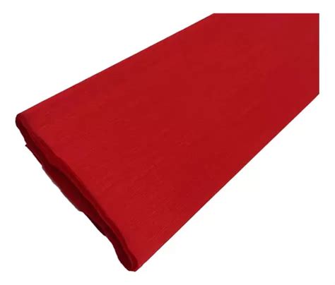 Papel Crepe Rojo Paquete Con Pliegos Mercadolibre