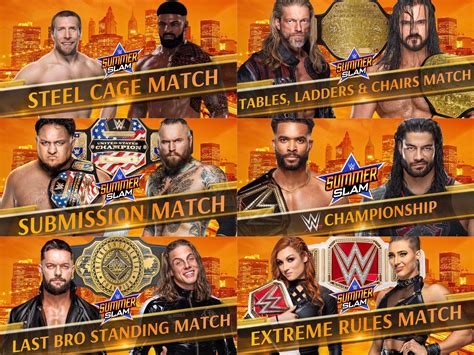 Wwe Summerslam 2024 Match Card Template Rey Modestine