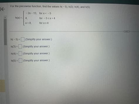 Answered 54 For The Piecewise Function Find The Bartleby