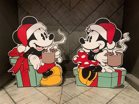 Mickey And Minnie Hot Cocoa Decor Disney Decor Christmas Etsy