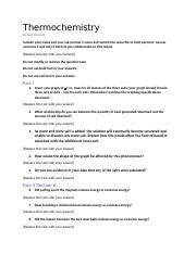 Understanding Thermochemistry Heat Generation And Salt Course Hero