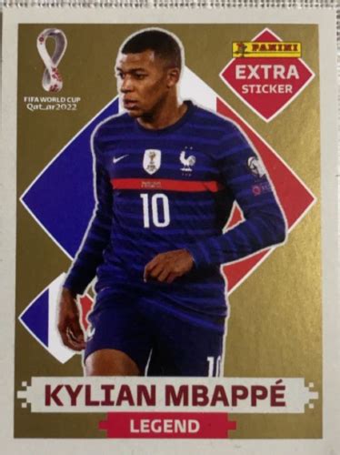 Panini Qatar Fifa World Cup Extra Sticker Kylian Mbappe Gold Ebay