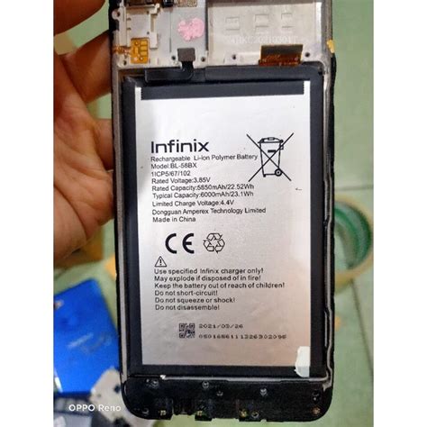 Jual Baterai Infinit Hot 10 Play Original Battery Bl 58bx Original Shopee Indonesia
