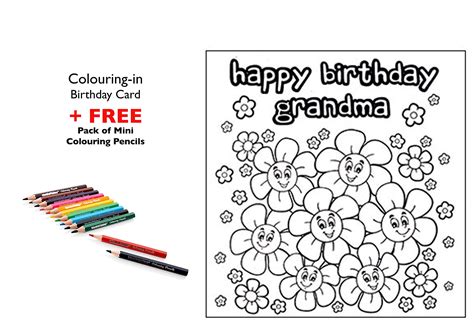 Coloring Birthday Cards For Grandma [2025]