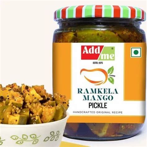 Spicy Ramkela Mango Pickle Packaging Size Gram Packaging Type