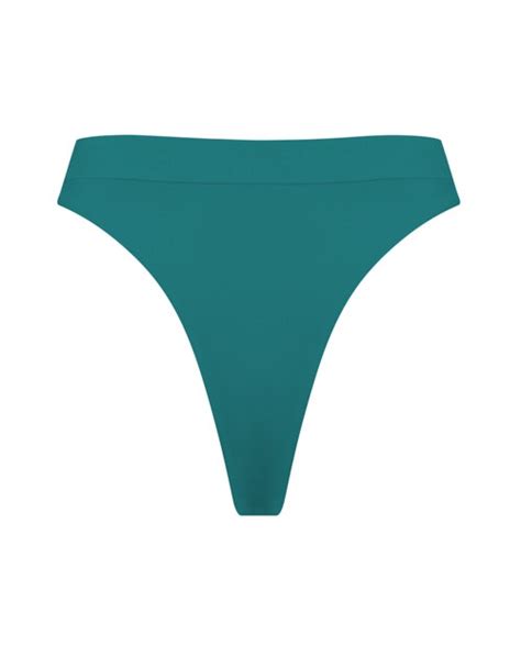 Emerald Green High Waist Bikini Bottoms Ark Swimwear