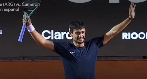 Mariano Navone es finalista en el ATP de Río de Janeiro Cadena Nueve