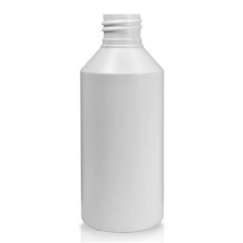 250ml White HDPE Plastic Bottle Amphorea LTD 0161 367 9093