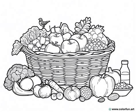 Coloriages Alimentation
