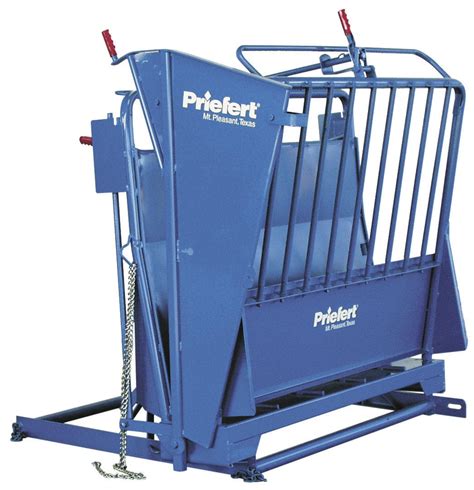 Calf Squeeze Chute Ct Priefert Tilting With Weighing System