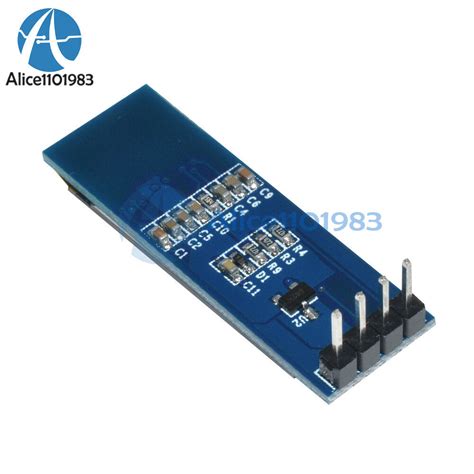 0 91 128x32 IIC I2C Blue OLED LCD Display DIY Module DC3 3V 5V For