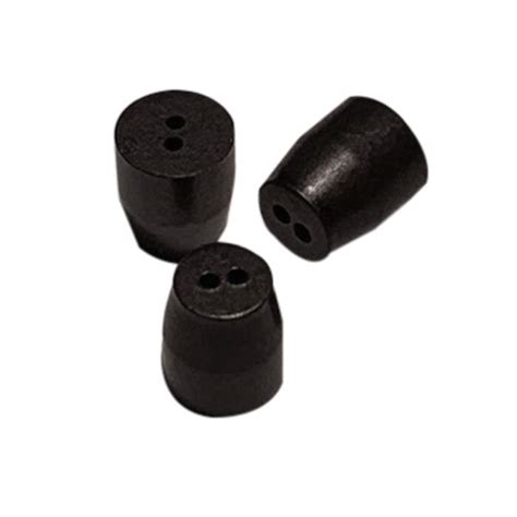 2 Hole Graphite Short Ferrules 0 0625 In X 0 5 Mm I D Pkg 10