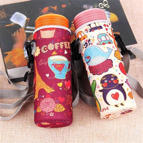 Ml Sport Water Bottle Tumbler Hot And Cold Cover Keep Warm Bottle Case Insulated Bag Thermos