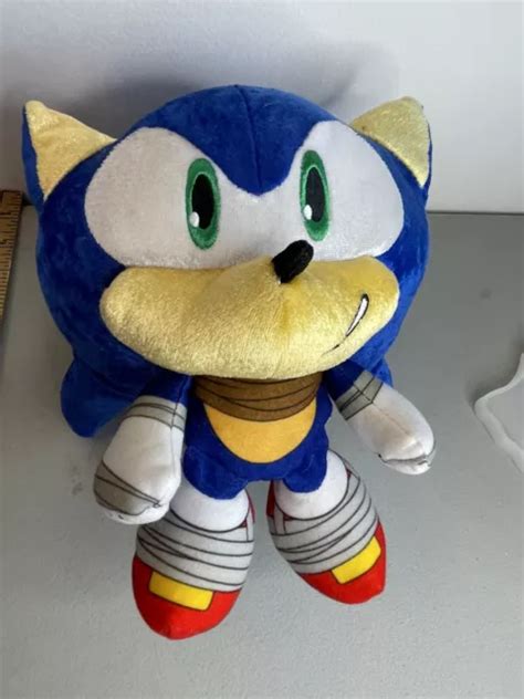 Rare Sonic The Hedgehog Sonic Boom Tails Big Head Tomy Plush Stuffed