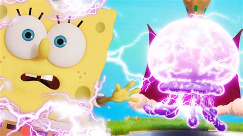 Spongebob Fights The Jellyfish King Battle For Bikini Bottom Rehydrated Youtube