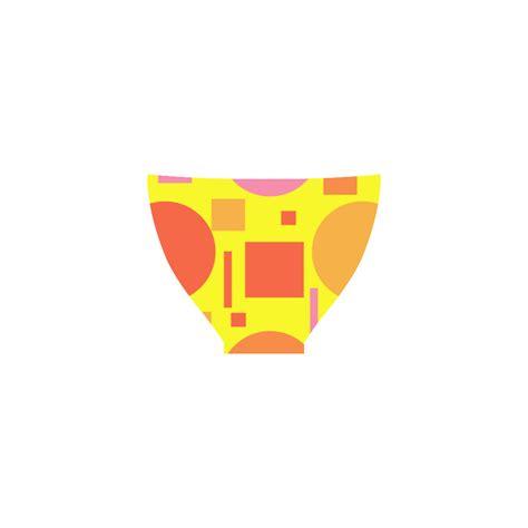 Colorful Shapes Custom Bikini Swimsuit ID D368952