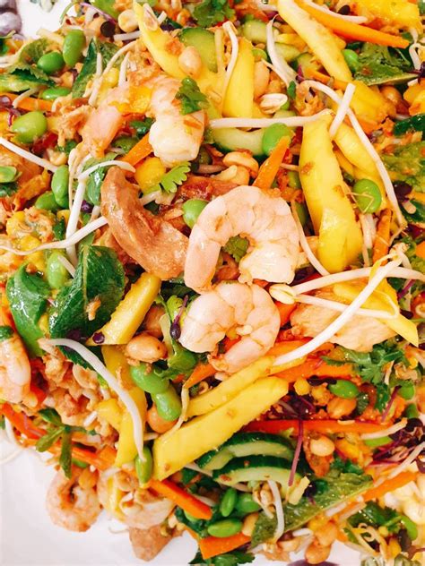 Vietnamesischer Mangosalat Ein Intensives Aromenkarussell Mango