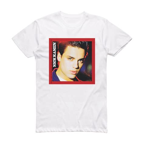 Nick Kamen Each Time You Break My Heart Album Cover T Shirt White
