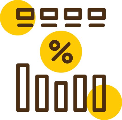 progress yellow lieanr circle icon  vector art  vecteezy