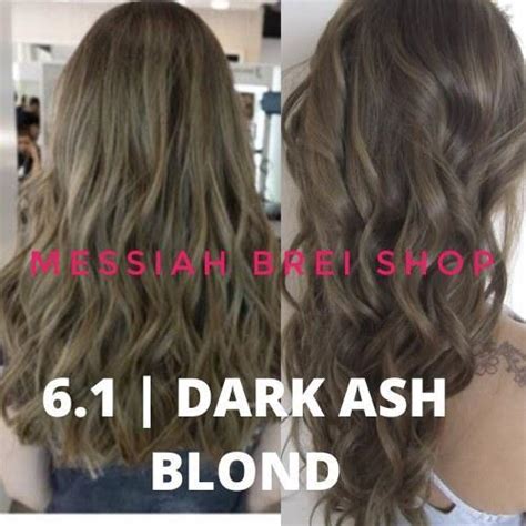 Dark Ash Blond Hair Color With Oxidant 6 1 Bremod Permanent Color Lazada Ph