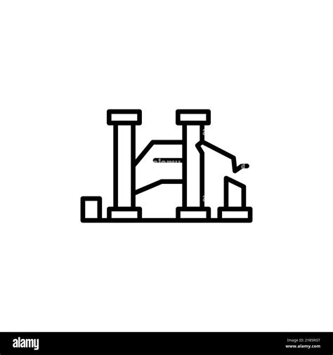 Ancient Ruins Icon Stock Vector Image And Art Alamy