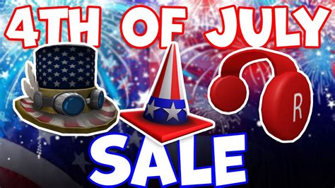 Roblox Fourth Of July Sale Youtube