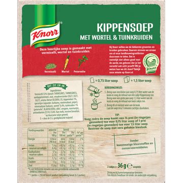 Knorr Mix Kippensoep 2 Porties 2 X 36 G Bestellen Jumbo