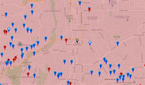 Sex Offenders In South Pasadena Halloween Safety Map South Pasadena Ca Patch