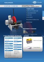 Scie Circulaire V CUT 22 TECHMAFLEX Pour Tuyau Flexible