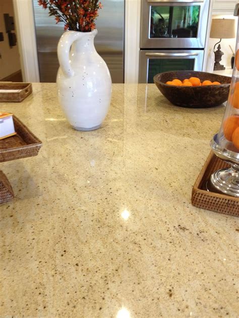 Kashmir Gold Granite Tile Slabs Prefabricated Countertops Kashmir