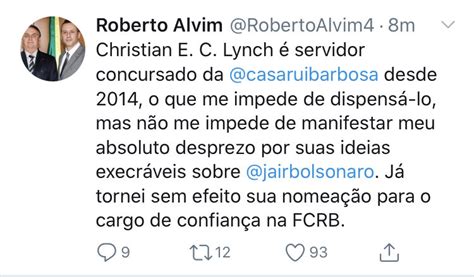 Christian Lynch On Twitter Acabou O Governo Que Nomeava Puxa Sacos