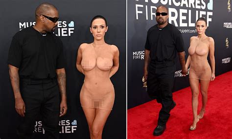 Bianca Censori Sparks Outrage As She Goes NAKED On Grammys 2025 Red Carpet With Covered Up Kanye