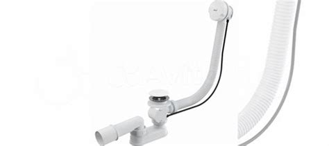 Слив-перелив Alcaplast A51BM-80 полуавтомат Белый купить в Москве ...