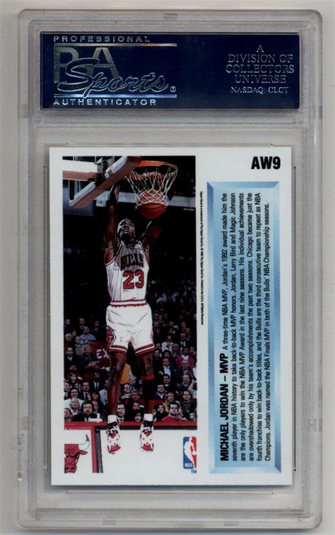 1992 93 Upper Deck Award Winner Holograms AW9 Michael Jordan Most