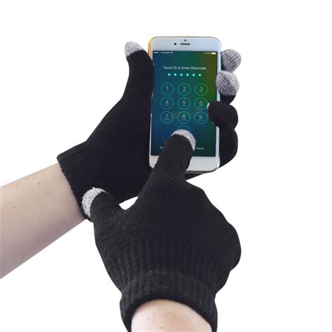 Portwest Gl Black Touchscreen Knit Gloves Safetygloves Co Uk