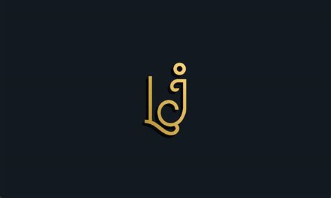 Luxury Fashion Initial Letter LJ Logo 3778225 Vector Art At Vecteezy