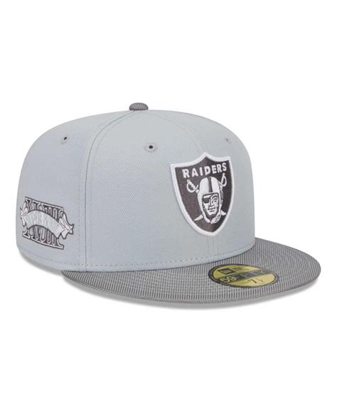 Заказать Шапки Мужская серая приталенная кепка Las Vegas Raiders Active ...