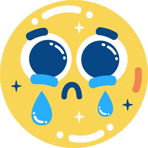 Facebook Crying Emoticon Stickers