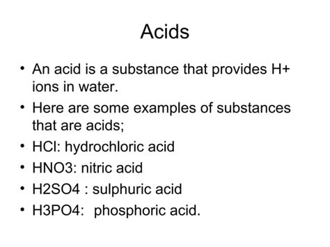 Chemistry M2 Acids Bases Salts Ppt