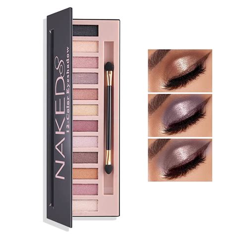Fofosbeauty 12 Shades Nude Matte Eyeshadow Palette Shimmer Eye Makeup Palette Natural Flash