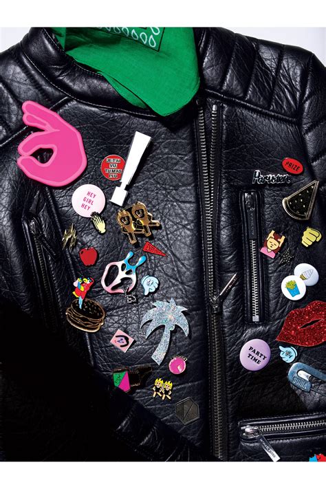 Customize Your Leather Jacket With Pins For Fall Teen Vogue