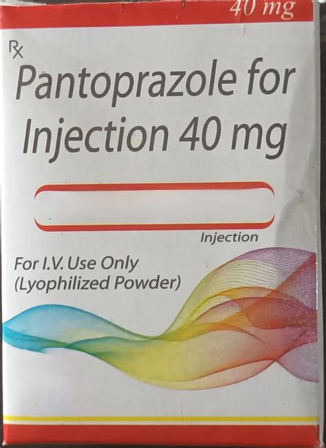 40 Mg Pantoprazole Injection At ₹ 9piece Pantoprazole Injection In