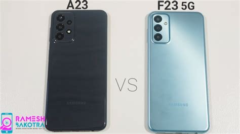 Samsung Galaxy A23 Vs Samsung Galaxy F23 5g Speedtest And Camera Comparison Youtube