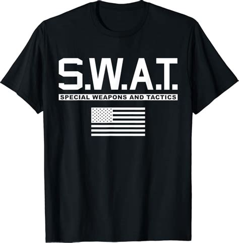 Amazon Swat Special Weapons And Tactics Police S W A T Tシャツ Tシャツ・カットソー 通販