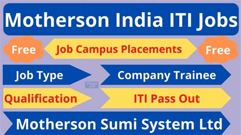 Motherson Jobs Recruitment Jobs In Motherson Pahle Job