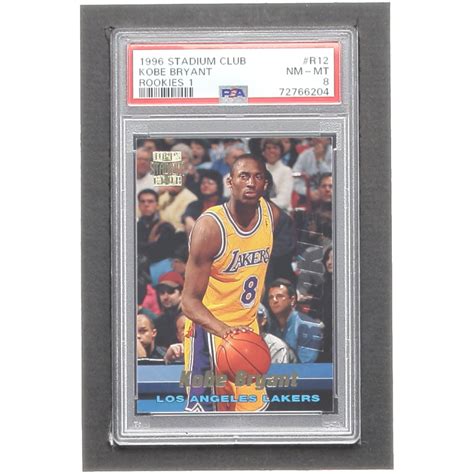 Kobe Bryant Stadium Club Rookies R Rc Psa Pristine