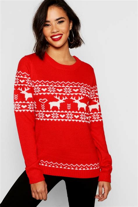 Fairisle Reindeer Christmas Jumper