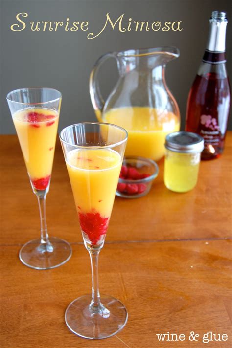 Sunrise Mimosa Wine Glue